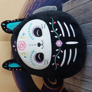 Jana Sugar Skull Day Of The Dead Black Cat 8 Inch Squishmallow NEW